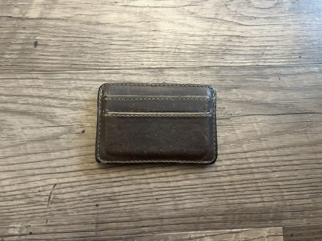 Saddleback ID Leather Wallet, Back